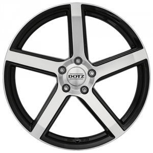 Автомобильные диски Колесный диск Dotz CP5 8.5x18/5x120 D72.6 ET30 Black Polished