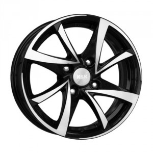 Автомобильные диски K&K Игуана-оригинал 6.5x16/5x114.3 D60.1 ET45 алмаз черный