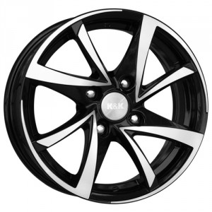 Автомобильные диски K&K Игуана 6.5x16/5x114.3 D67.1 ET35 Алмаз черный